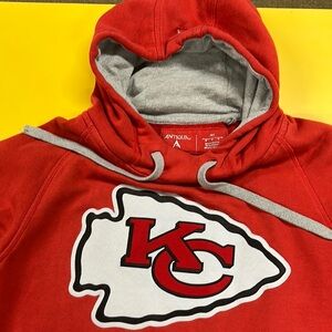 Antigua Red and Gray KC Hoodie